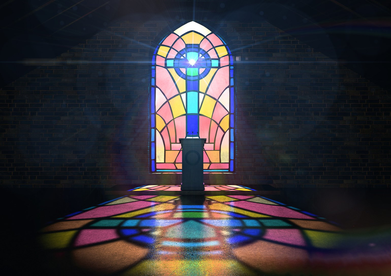 Stained Glass Window Church